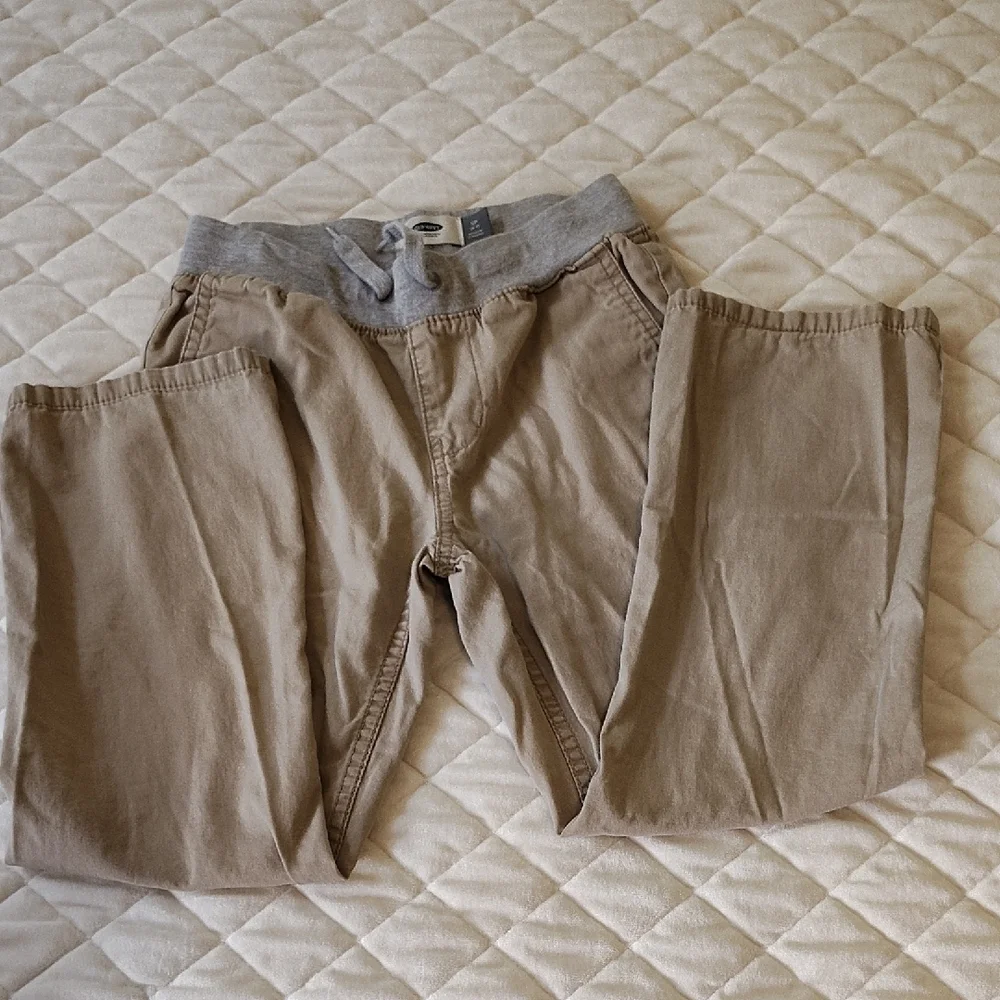 Old Navy ,Kids Tan Casual Pants Relaxed Fit,Size6-7